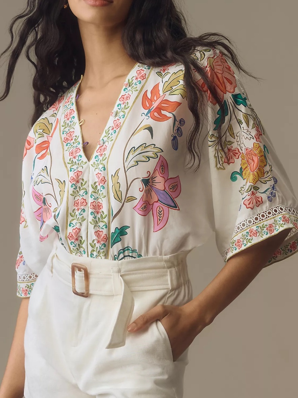 Farm Rio Insects Floral Bodysuit